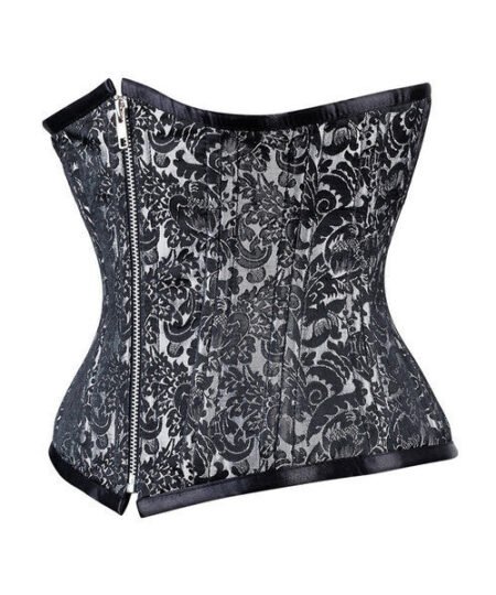 Underbust Curvy Brocade Corset