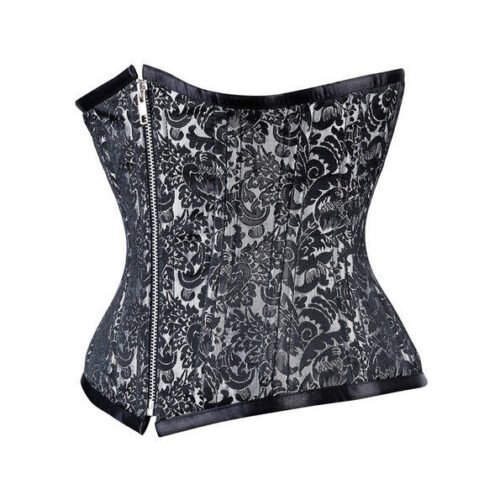 Underbust Curvy Brocade Corset
