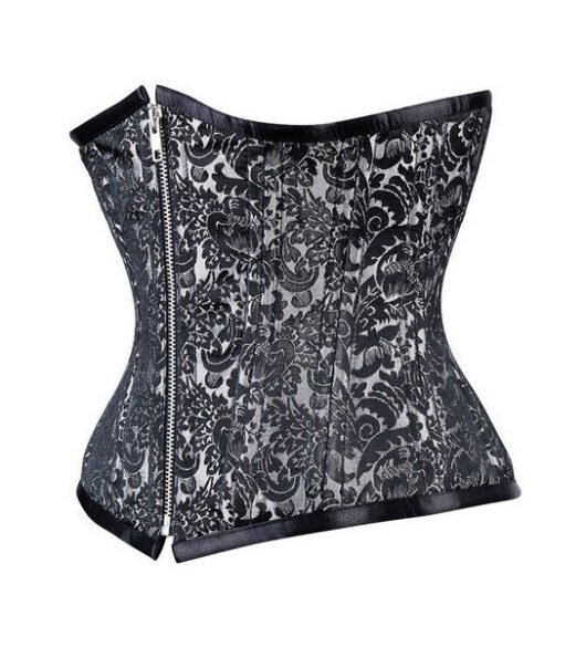 Underbust Curvy Brocade Corset