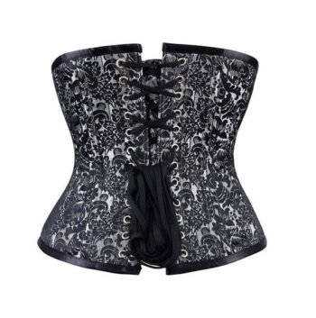 Underbust Curvy Brocade Corset