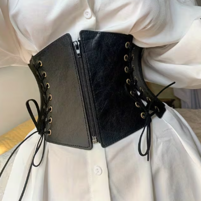 Waist Cincher Corset Belt front view hip hop style shaping belt for women