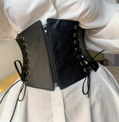 Waist Cincher Corset Belt front view hip hop style shaping belt for women