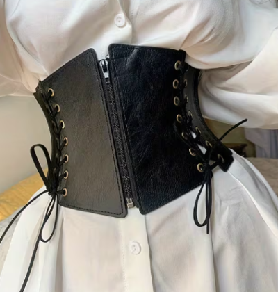 Waist Cincher Corset Belt front view hip hop style shaping belt for women