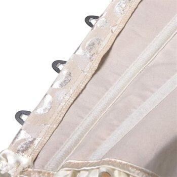 Elegant Lace Corset with Satin Ribbons