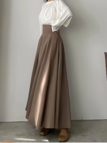 stylish high-waisted skirt