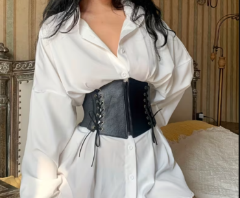 Waist Cincher Corset Belt front view hip hop style shaping belt for women