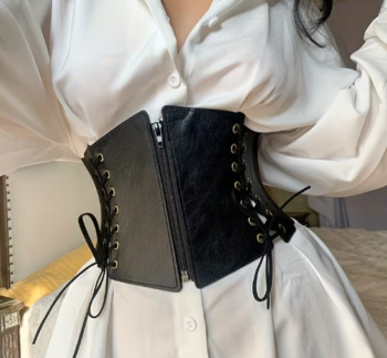 Waist Cincher Corset Belt front view hip hop style shaping belt for women