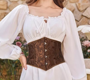 Short Jacquard Corset