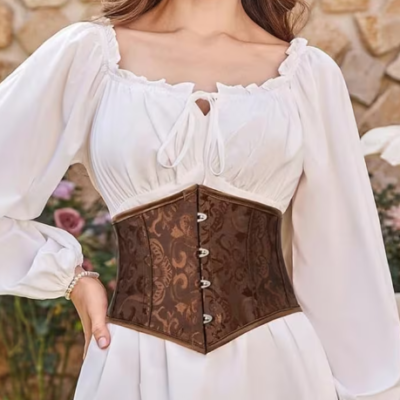 Short Jacquard Corset