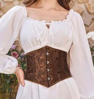 Short Jacquard Corset