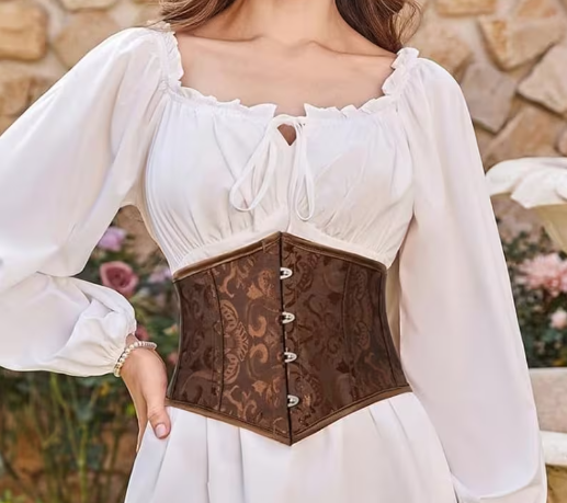 Short Jacquard Corset