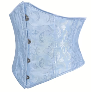Light Jacquard Short Waist Cincher with buckle closure for women waist shaping