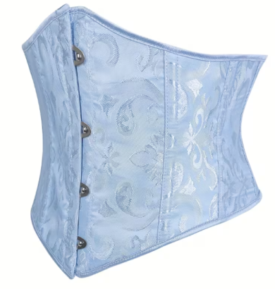 Light Jacquard Short Waist Cincher with buckle closure for women waist shaping