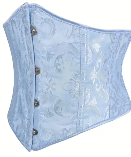 Light Jacquard Short Waist Cincher with buckle closure for women waist shaping